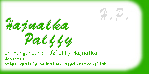 hajnalka palffy business card